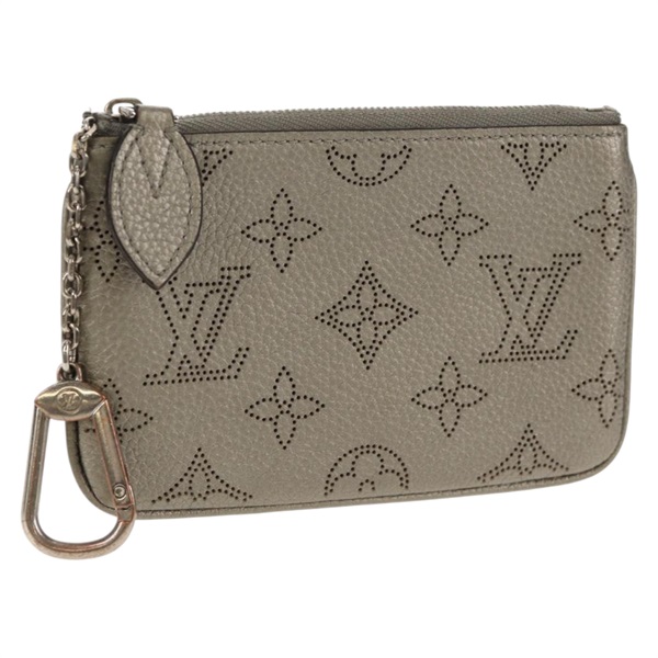 【原宿店限定】ルイ・ヴィトン LOUIS VUITTON ポシェット・クレ コインケース マヒナ グリ レディース 144623M