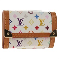 【原宿店限定】ルイ・ヴィトン LOUIS VUITTON ポルトモネプラ コインケース モノグラム マルチカラー ホワイト M92657 レディース 145599V