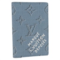 【原宿店限定】ルイ・ヴィトン LOUIS VUITTON オーガナイザー ドゥ ポッシュ カードケース モノグラムヘリテージ ブルー M14688 レディース 144932M