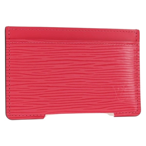 【原宿店限定】ルイ・ヴィトン LOUIS VUITTON ポルトカルトサーンプル カードケース エピ ピンク M80109 レディース am9234M