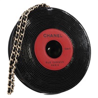 【原宿店限定】シャネル CHANEL ポーチ パテントレザー ブラック レディース 136541M