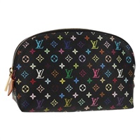 【原宿店限定】ルイ・ヴィトン LOUIS VUITTON ポシェット・コスメティック ポーチ モノグラム・マルチカラー ブラック M47355 レディース 146126V