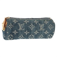 【原宿店限定】ルイ・ヴィトン LOUIS VUITTON トゥルーススピーディGM ポーチ モノグラムデニム ブルー M95081 レディース am9350V