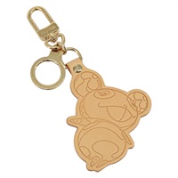 【原宿店限定】ルイ・ヴィトン LOUIS VUITTON ポルトクレパンダ チャーム 村上隆 レザー ベージュ M62637 レディース 142403V