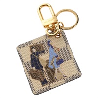 【原宿店限定】ルイ・ヴィトン LOUIS VUITTON ポルトクレイリュストレグルーム バッグチャーム ダミエ アズール Ｍ66943 レディース 143019V