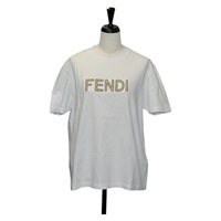 【原宿店限定】フェンディ FENDI シャツ ショートスリーブ コットン ホワイト レディース am9149M