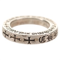 【原宿店限定】クロムハーツ Chrome Hearts リング・指輪 3mmスペーサーFUCK YOU Ag925 シルバー レディース 141202M
