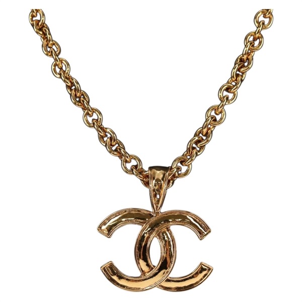 【原宿店限定】シャネル CHANEL ネックレス ココマーク メタル ゴールド レディース 144683V