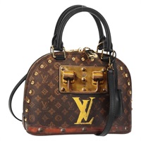 【原宿店限定】ルイ・ヴィトン LOUIS VUITTON アルマBB タイムトランク ハンドバッグ モノグラムトロンプイユ 2way M53152 レディース 129787M