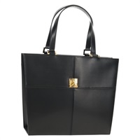 【原宿店限定】サンローラン SAINT LAURENT ハンドバッグ レザー ゴールド ブラック レディース 148653V