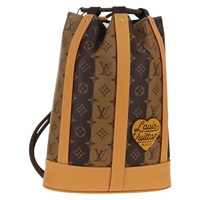 【原宿店限定】ルイ・ヴィトン LOUIS VUITTON ランドネメッセンジャー ショルダーバッグ モノグラムエクリプスストライプ LV×NIGO M45968 レディース 148521M