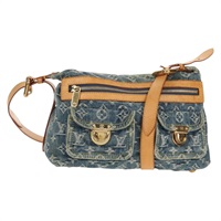 【原宿店限定】ルイ・ヴィトン LOUIS VUITTON バギーPM ショルダーバッグ モノグラムデニム ブルー M95049 レディース 150974V