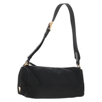 【原宿店限定】プラダ PRADA ショルダーバッグ ナイロン ブラック ゴールド レディース 149441V