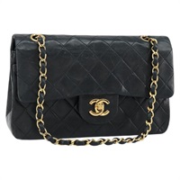 【原宿店限定】シャネル CHANEL ショルダーバッグ マトラッセ チェーン ラムスキン ブラック ゴールド レディース 143662AV