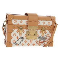 【原宿店限定】ルイ・ヴィトン LOUIS VUITTON プティットマル ショルダーバッグ キャットグラム ホワイト M44407 レディース 150916SM