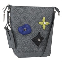 【原宿店限定】ルイ・ヴィトン LOUIS VUITTON クライミング　ホーボークルーザーPM ショルダーバッグ モノグラムトリヨン グレー M20875 レディース 151374SM