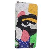 【原宿店限定】ルイ・ヴィトン LOUIS VUITTON ジッピー ヴェルティカル 長財布 モノグラムLVポートレート ホワイト M82590 レディース 92757A