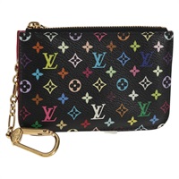 【原宿店限定】ルイ・ヴィトン LOUIS VUITTON ポシェットクレ NM コインケース モノグラムマルチカラー ブラック M60279 レディース 154386V