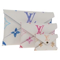 【原宿店限定】ルイ・ヴィトン LOUIS VUITTON ポシェットキリガミ クラッチバッグ LVバイザプール ポーチ ホワイト M82387 レディース 129786M