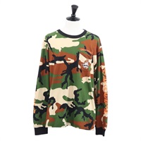 【原宿店限定】クロムハーツ Chrome Hearts 長袖Ｔシャツ 22SS PROコーション マッティボーイ コットン グリーン レディース 142395M