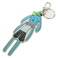 【原宿店限定】ルイ・ヴィトン LOUIS VUITTON ポルトクレLVラビット キーリング レザー ブルー MP2917 レディース 128528M