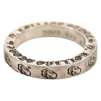 【原宿店限定】クロムハーツ Chrome Hearts リング・指輪 3mmスペーサー リップアンドタン Ag925 シルバー レディース 140413M
