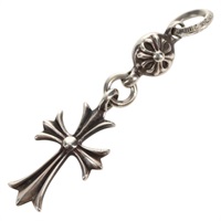 【原宿店限定】クロムハーツ Chrome Hearts ペンダントトップ 1ボールタイニーCHクロス Ag925 シルバー レディース 140407M