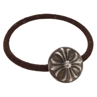 【原宿店限定】クロムハーツ Chrome Hearts クロスボールボタン ヘアゴム ヘアゴム Ag925 シルバー レディース 141206M