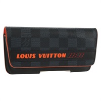 【原宿店限定】ルイ・ヴィトン LOUIS VUITTON エテュイリュネットウディ メガネケース ダミエ コバルト GI0380 レディース 130830M