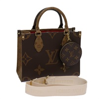 【原宿店限定】ルイ・ヴィトン LOUIS VUITTON オンザゴーPM ハンドバッグ モノグラムリバース M46373 レディース 62894S