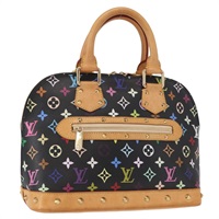 【原宿店限定】ルイ・ヴィトン LOUIS VUITTON アルマ ハンドバッグ モノグラム・マルチカラー ブラック M92646 レディース ka920SAV