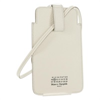 【原宿店限定】ショルダーバッグ Maison Margiela スマートフォンショルダー ポーチ ホワイト シルバー レディース 154208M