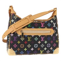 【原宿店限定】ルイ・ヴィトン LOUIS VUITTON ブローニュ ショルダーバッグ モノグラム・マルチカラー ブラック M92638 レディース BA8993V