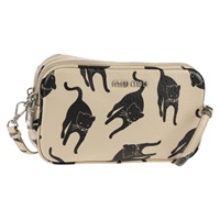 【原宿店限定】ミュウ ミュウ Miu Miu ショルダーバッグ レザー ベージュ シルバー レディース SW1747V