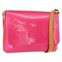 【原宿店限定】ルイ・ヴィトン LOUIS VUITTON トンプソンストリート ショルダーバッグ モノグラムヴェルニ フューシャ ピンク M91215 レディース 157675SAV