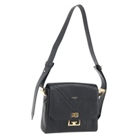 【原宿店限定】ジバンシィ GIVENCHY ショルダーバッグ レザー ブラック ゴールド レディース ka908V