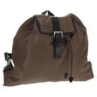 【原宿店限定】プラダ PRADA バックパック ナイロン グレー シルバー レディース 153654V