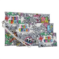 【原宿店限定】ルイ・ヴィトン LOUIS VUITTON トリオアンヴェロップ クラッチバッグ モノグラムコミック ホワイト M82014 レディース 95129S