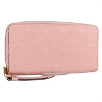 【原宿店限定】ルイ・ヴィトン LOUIS VUITTON ジッピーウォレット 長財布 モノグラムアンプラント ピンク M64090 レディース 135026A