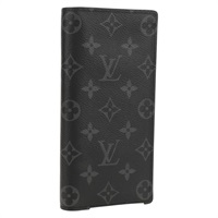 【原宿店限定】ルイ・ヴィトン LOUIS VUITTON ポルト フォイユ ブラザ 長財布 モノグラム エクリプス M61697 レディース am10014M