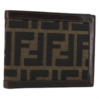 【原宿店限定】フェンディ FENDI 財布 ズッカキャンバス ブラック ブラウン レディース am10042V