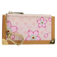【原宿店限定】ルイ・ヴィトン LOUIS VUITTON ポシェットクレ コインケース モノグラム チェリーブロッサム ピンク M92016 レディース 161496V