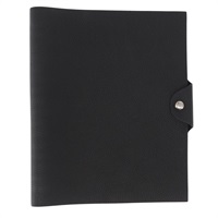 【原宿店限定】エルメス HERMES ユリスMM ノートカバー レザー ブラック レディース 157160V