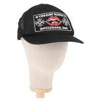 【原宿店限定】クロムハーツ Chrome Hearts キャップ CHプラス　マッティボーイパッチトラッカーキャップ コットン ブラック レディース 143041M