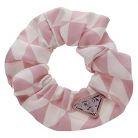 【原宿店限定】プラダ PRADA ヘアゴム シュシュ シルク ピンク レディース 159612M