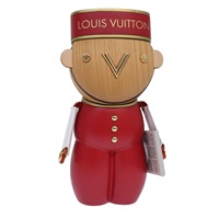 【原宿店限定】ルイ・ヴィトン LOUIS VUITTON ガストンポーターベルボーイ オブジェ ウィウィエンヌ ウッド レッド GI0483 レディース 84715S