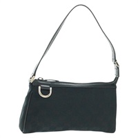 【原宿店限定】グッチ GUCCI ハンドバッグ GGキャンバス アビー ブラック ゴールド 145750 レディース fm5046V