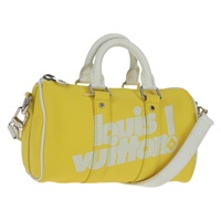 【原宿店限定】ルイ・ヴィトン LOUIS VUITTON キーポルXS ハンドバッグ モノグラムエブリデイ イエロー M80842 レディース 164249V