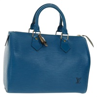 【原宿店限定】ルイ・ヴィトン LOUIS VUITTON スピーディ25 ハンドバッグ エピ トレドブルー M43015 レディース 163609V