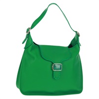 【原宿店限定】ロエベ LOEWE グラナダ ショルダーバッグ レザー ゴールド グリーン レディース am10441V